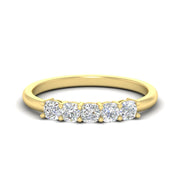 half-carat-cushion-cut-five-stone-wedding-band-in-yellow-gold-fdwb8008cusleep-0.50ct-nl-yg?v=1773295191